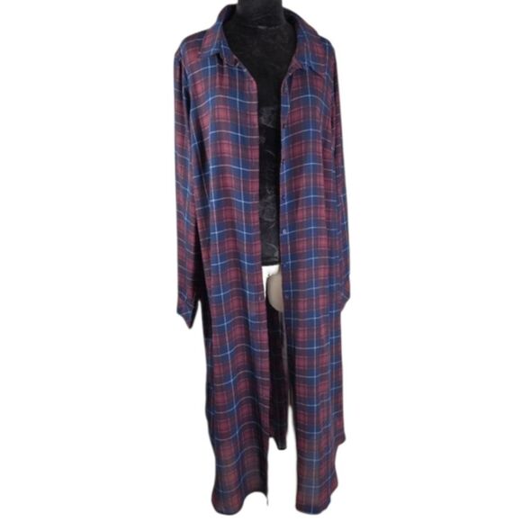 City Chic Plaid Button-Up Shirt Dress – Size Medium/18 (NWT) - Picture 16 of 16